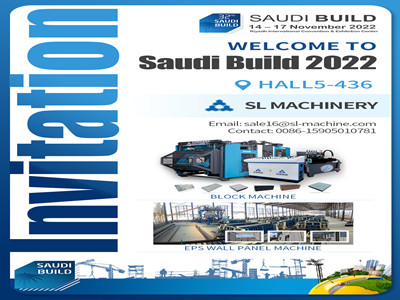Bem-vindo ao Saudi Build 2022 HALL 5-436, SL Machinery
