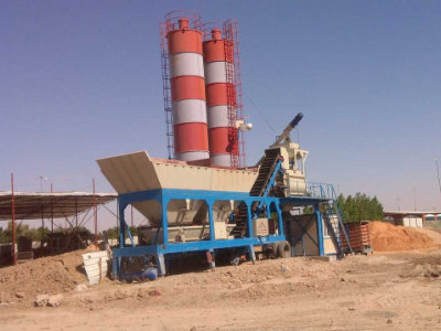 Planta móvel de lotes de concreto no Iraque